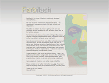 Tablet Screenshot of farbflash.de